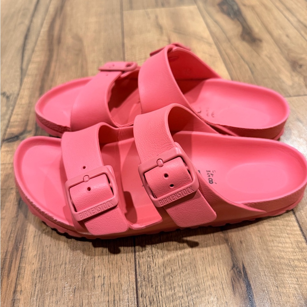 Birkenstock Women’s Essentials Eva Two-Strap Sandal in Pink - Picture 3 of 6